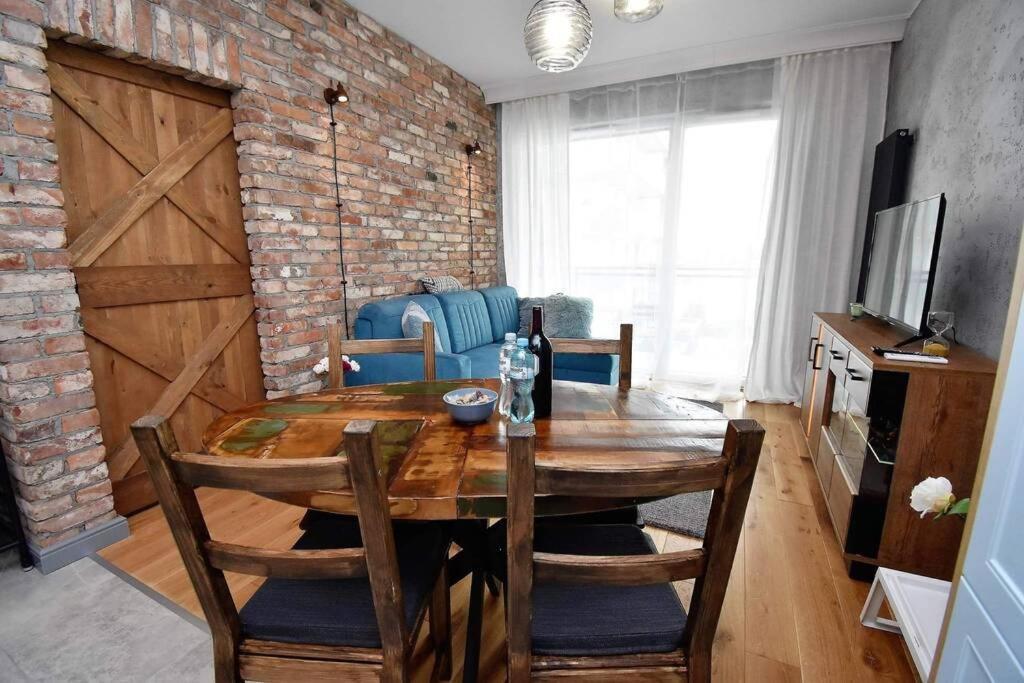 Apartament Blue Bastion Walowa 23C Z Klimatyzacja I Miejscem Parkingowym W Podziemnym Parkingu Гданьск Экстерьер фото